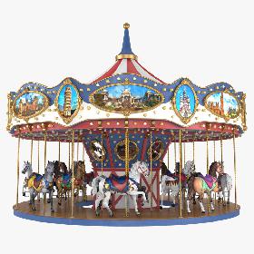 3D Carousel v2 model